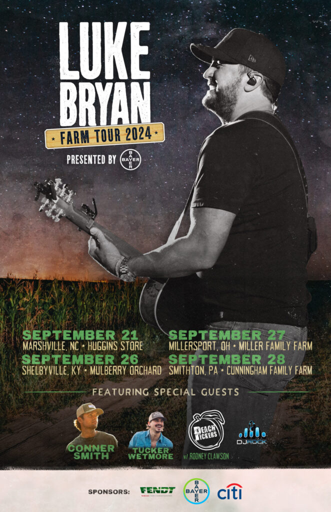 Luke Bryan Farm Tour 2024